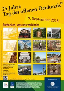 Plakat zum Tag des offenen Denkmals 2018