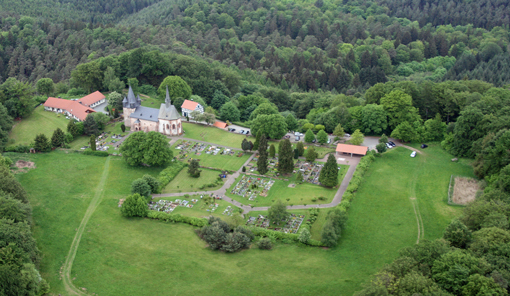 Luftbild vom Christenberg