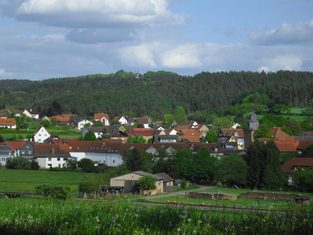 Blick auf Münchhausen und den Christenberg