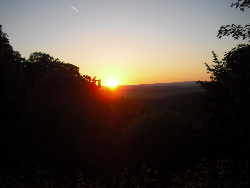 Abendstimmung auf dem Christenberg